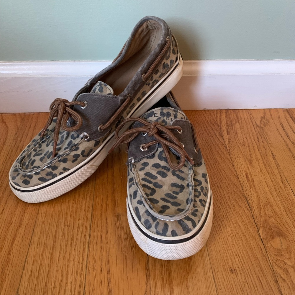 Leopard Print Sperry Boat Shoe